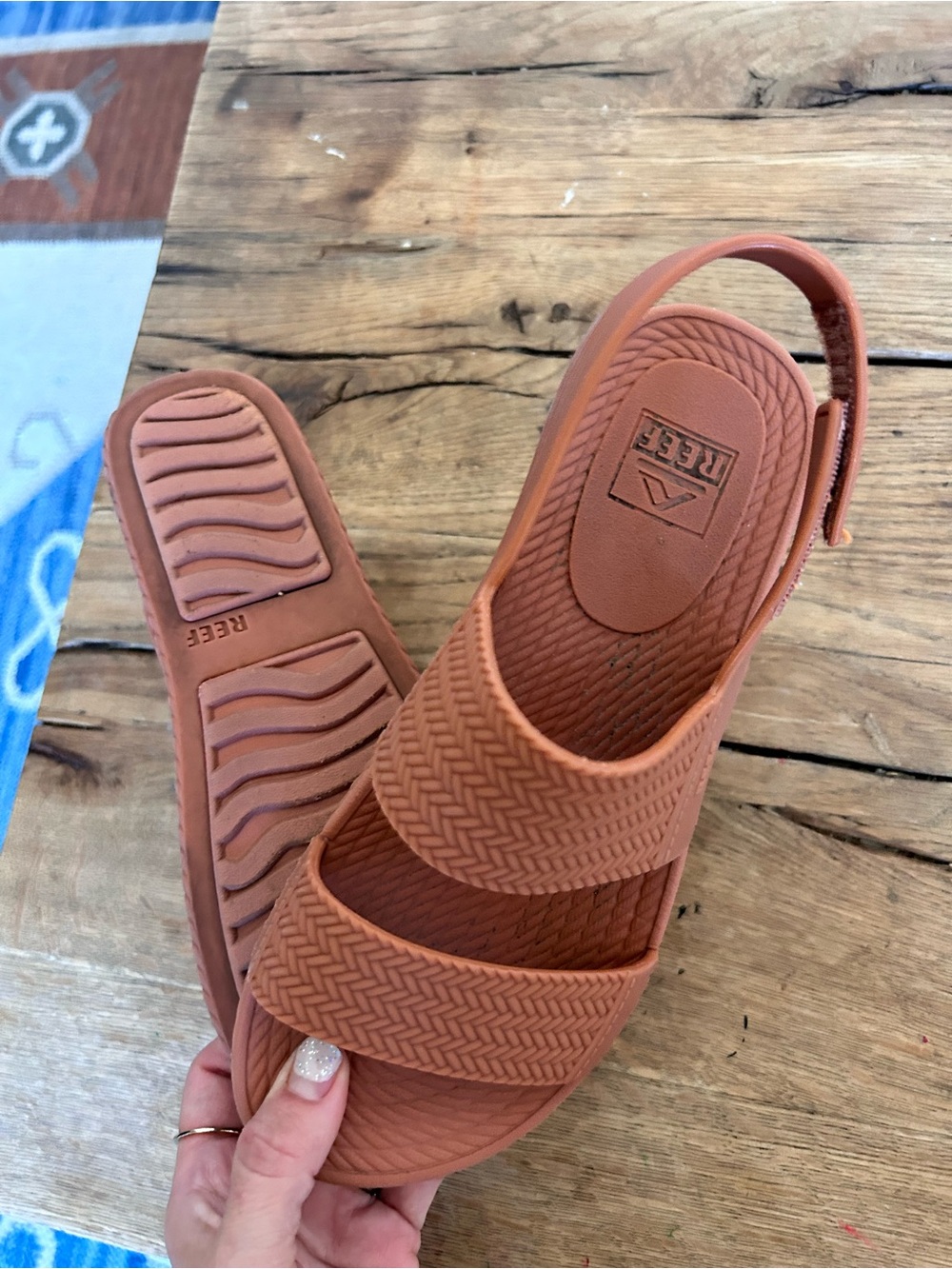Reef Women’s Slingback Sandals in Terracotta tan brown vista water surf beach 6 - Picture 3 of 7